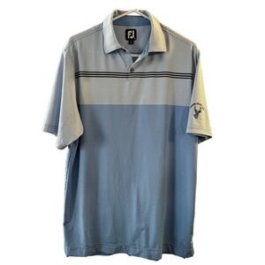 FootJoy FJ two tone blue golf polo shirt Men’s Size Large